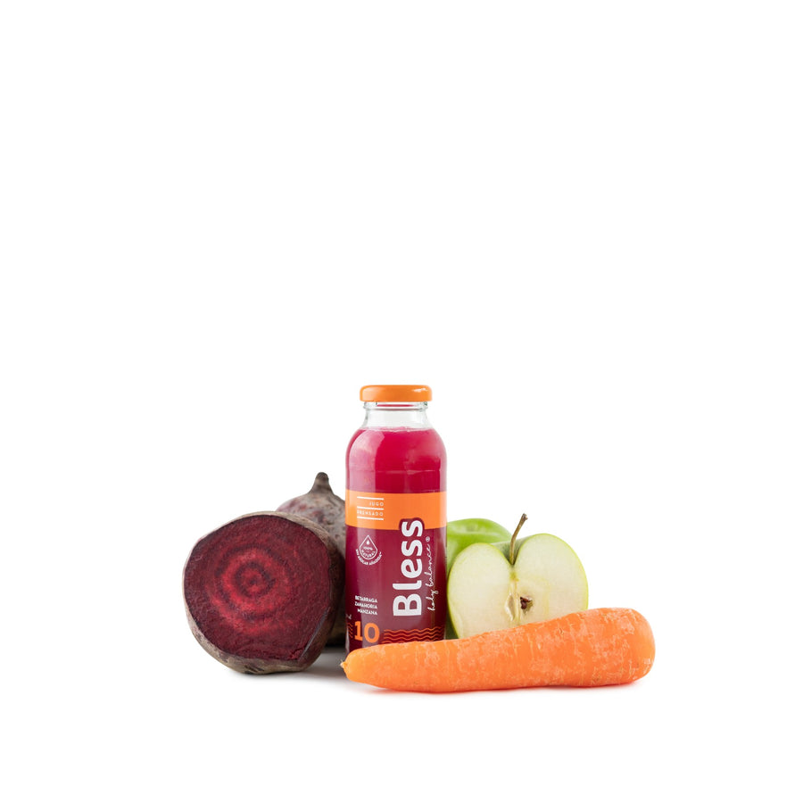 Bless 10 - Frambuesa, Betarraga, Zanahoria y Manzana