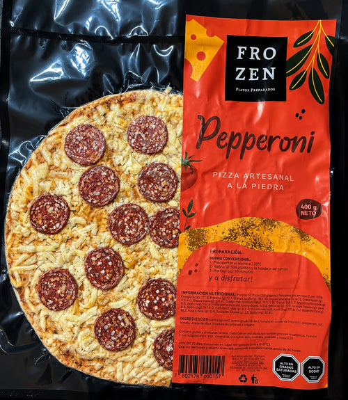 Pizza Pepperoni a la Piedra