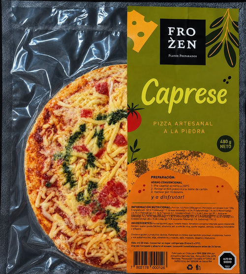 Pizza Caprese a la Piedra