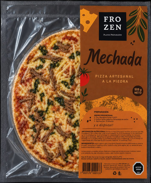 Pizza Mechada a la Piedra