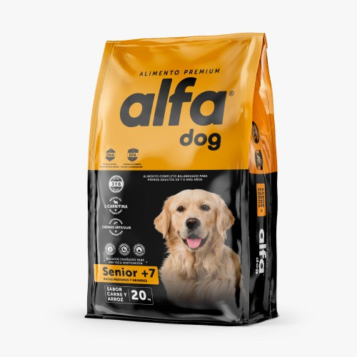Alfa Dog Senior +7 Razas Medianas y Grandes
